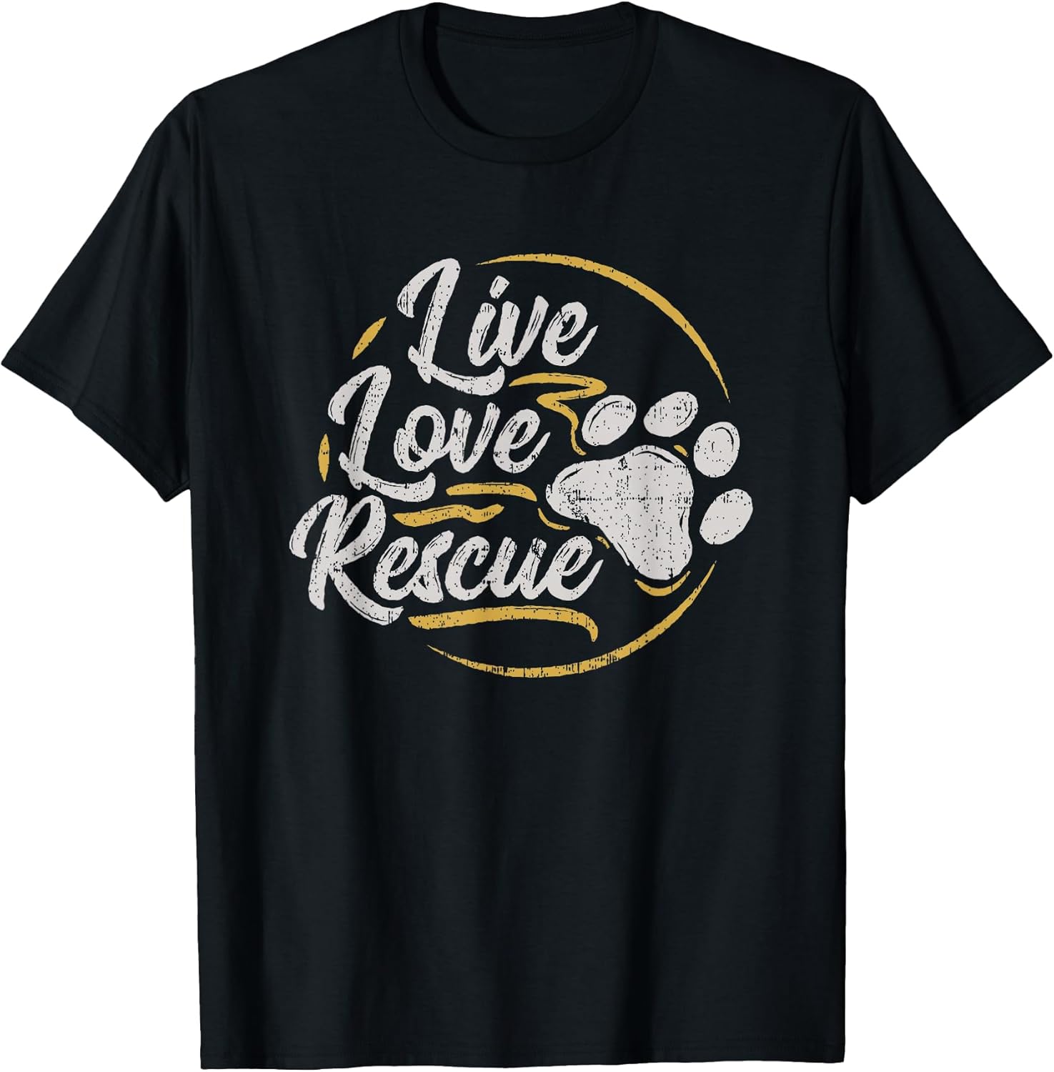 Live Love Rescue - Dog Lover Adopt a Dog Adoption T-Shirt T-Shirt