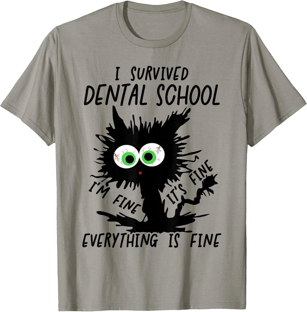 I Survived Dental School Graduation 2024 T-Shirt