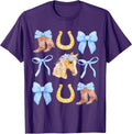 Blue Coquette Bow Boots Horse horseshoe