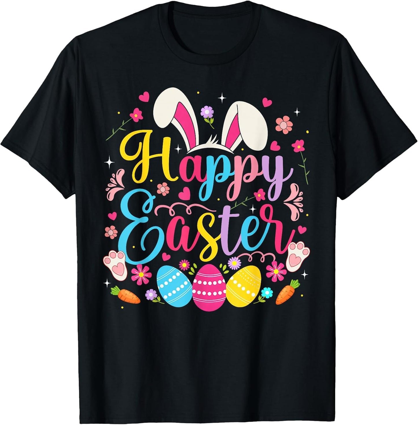 Happy Easter Bunny Egg Hunt Floral Gat