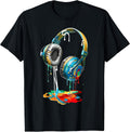 Colorful Headphones Music Lover Gifts Funny