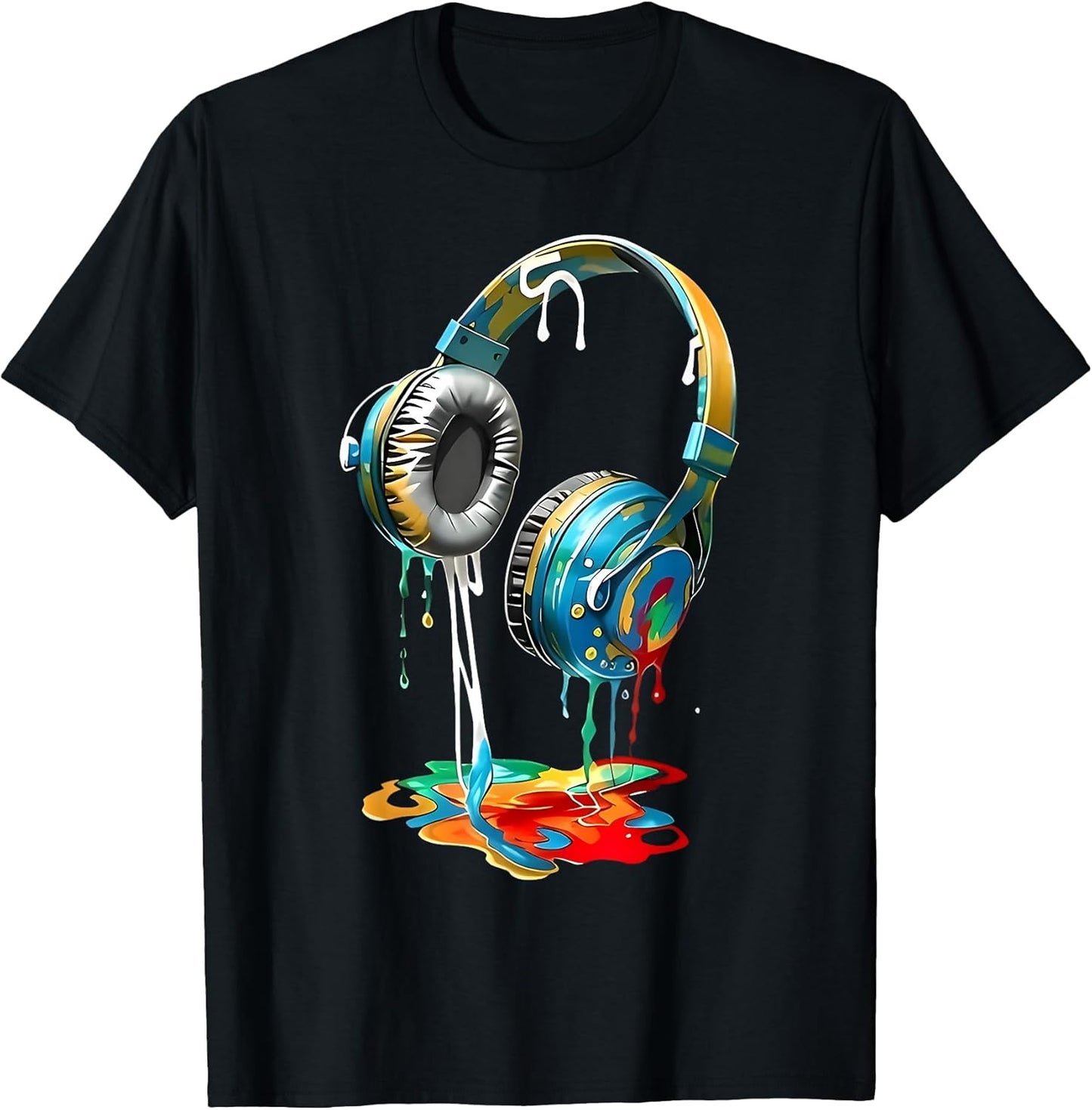 Colorful Headphones Music Lover Gifts Funny