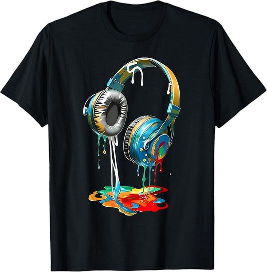 Colorful Headphones Music Lover Gifts Funny