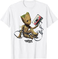Guardians of The Galaxy Vol. 2 Groot Tape Portrait T-Shirt