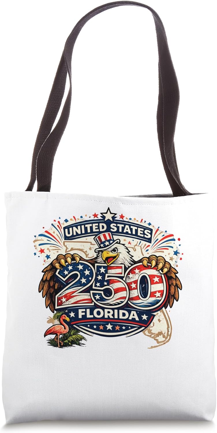 Florida 250 Freedom Eagle Tee Shirts for USA