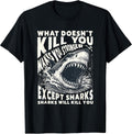 Ocean Predator Humor Shark Jaws Vintage Tee Merch