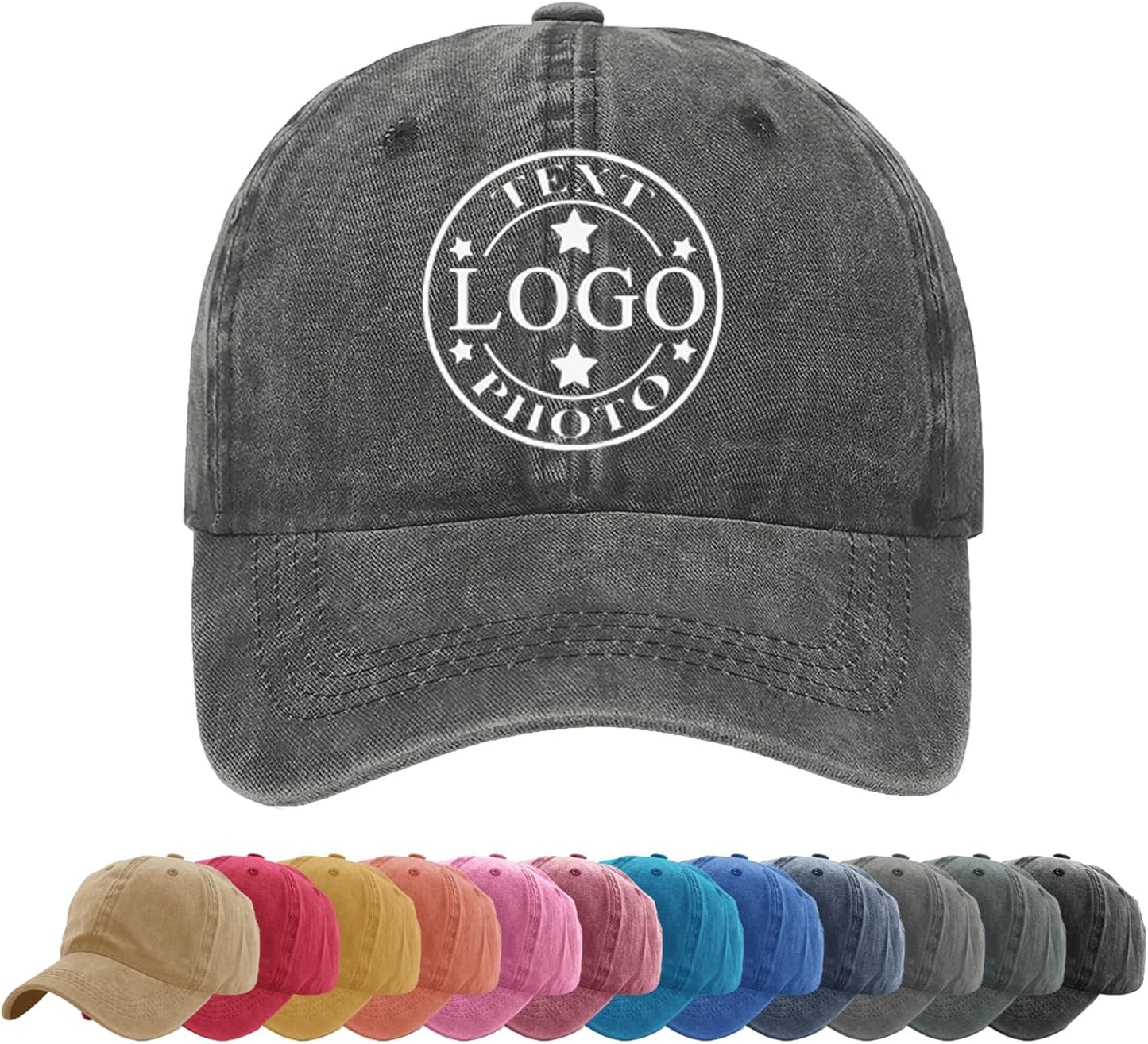 Custom Baseball Cap Bulk Custom Hat for Man Woman Design Your Custom Trucker Hats Add Text Logo Photo Personalized Cap