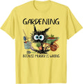 Black Cat Do Gardening Because Murder Is Wrong
