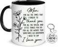 Hyturtle Mom Coffee Mug 11oz - Sentimental Gift for Mom - Birthday, Mothers Day, Christmas
