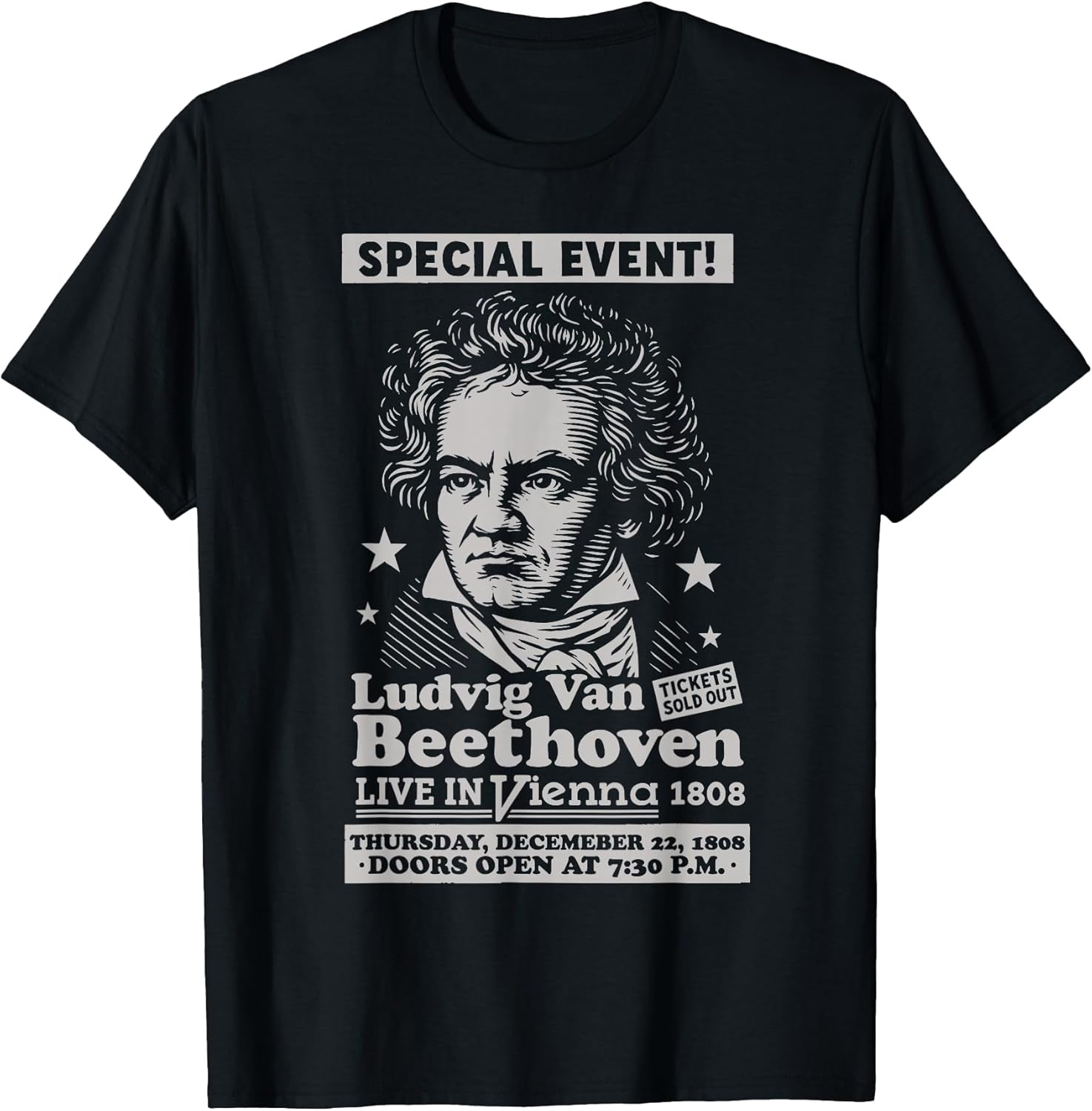 Historic Composer Humor Shirts Merch