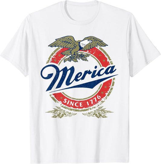 Merica Eagle 4th of July Funny USA