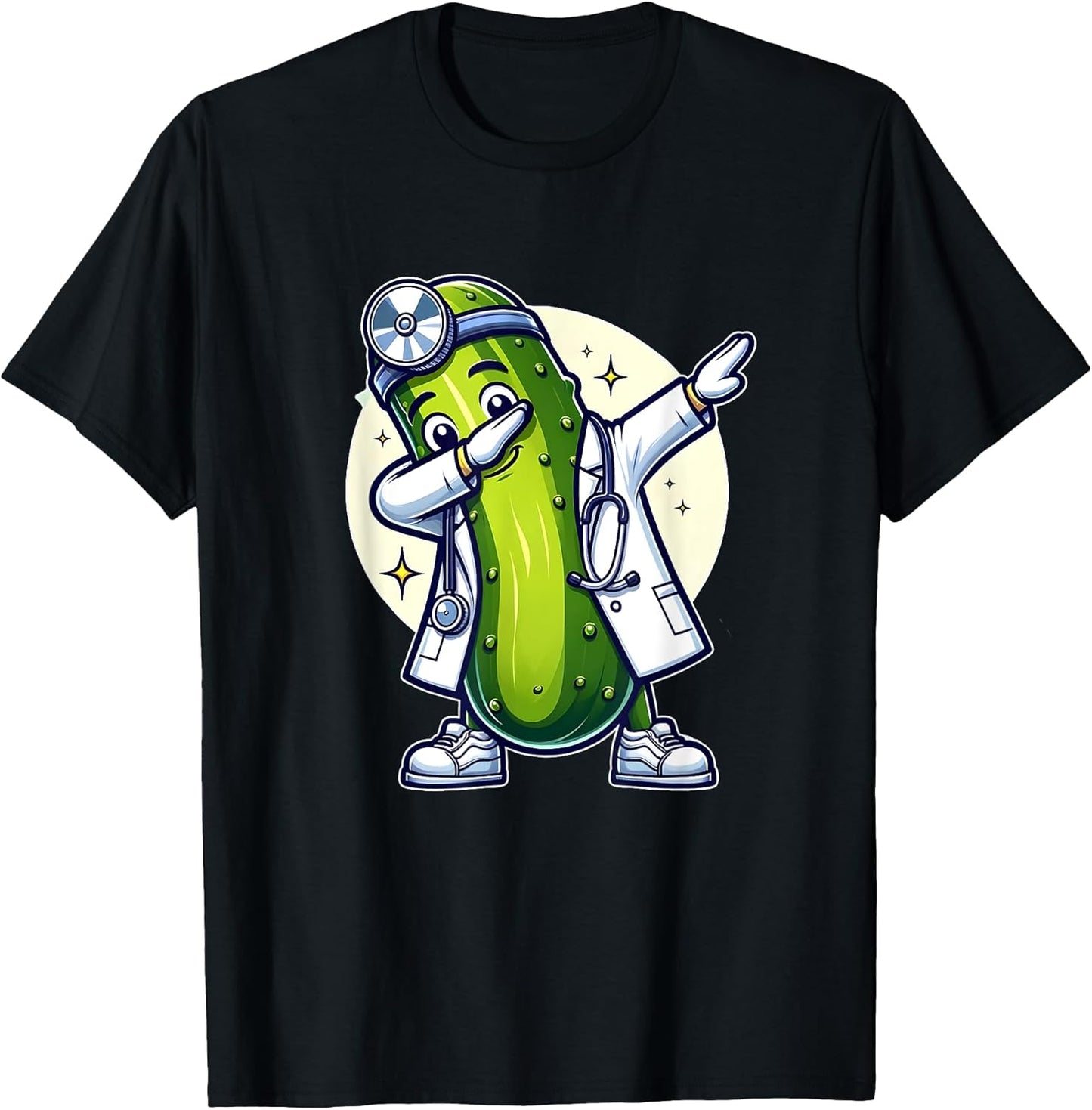 Dabbing Pickle Funny Doctor Medical Expert