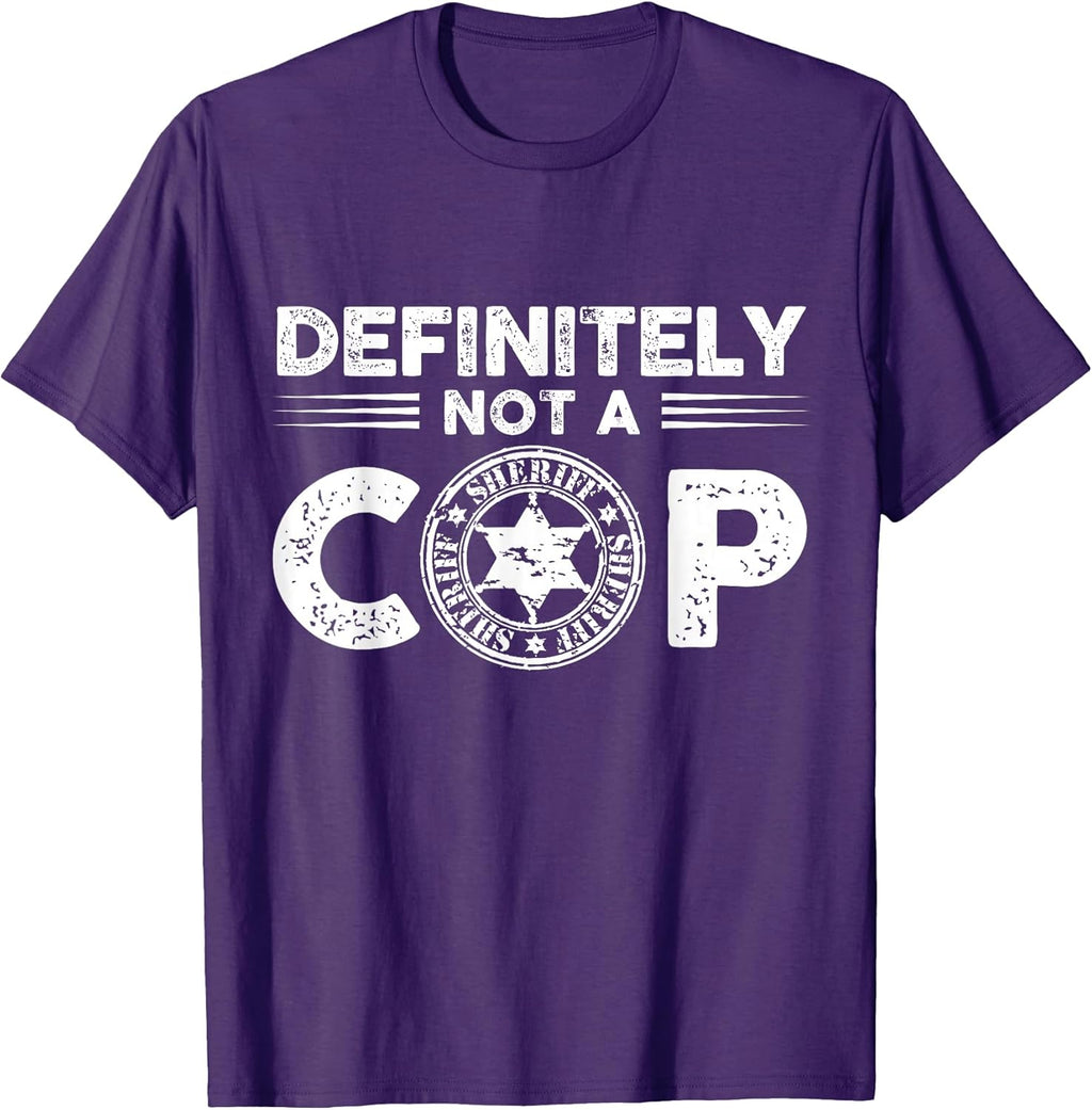 definitely not cop badge Design