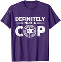 definitely not cop badge Design