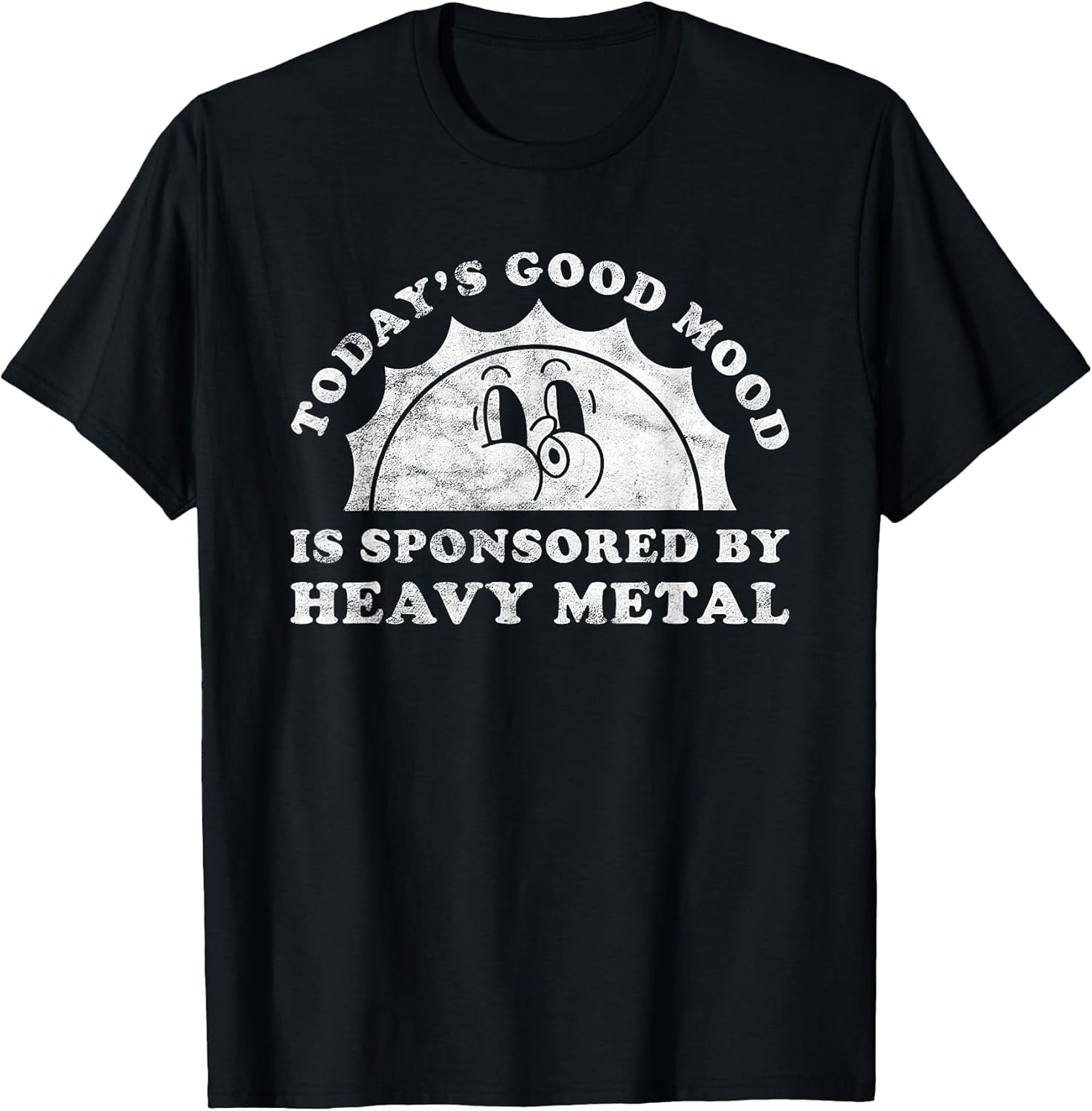 Funny Cute Vintage Retro Heavy Metal or Heavy Metal T-Shirt Small