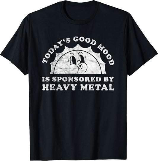 Funny Cute Vintage Retro Heavy Metal or Heavy Metal T-Shirt Small