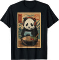 Funny Panda Shirts Anime Gifts For Men Women Kids