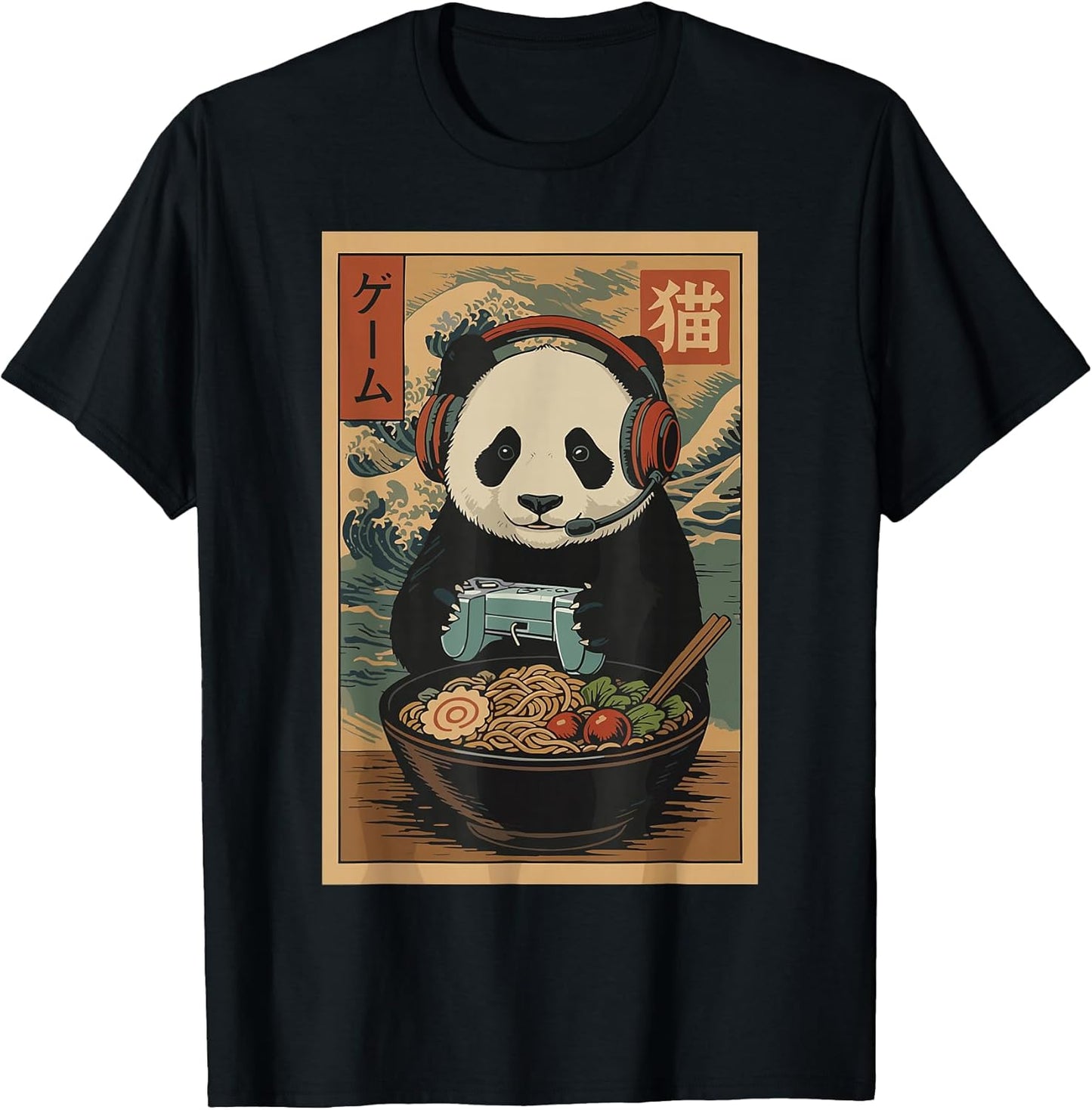 Funny Panda Shirts Anime Gifts For Men Women Kids