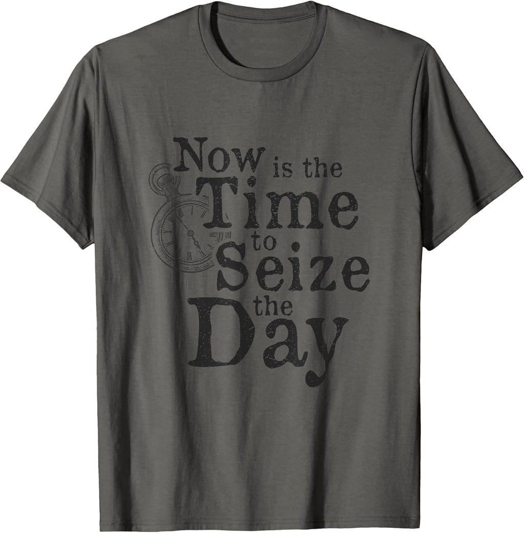 Seize The Day Back to School Motivational Quote T-Shirt