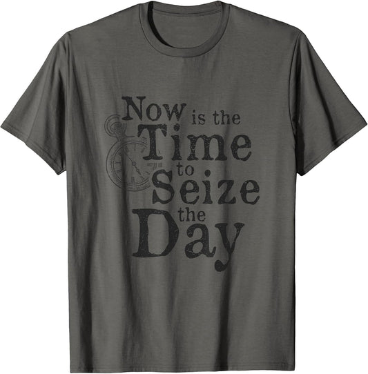 Seize The Day Back to School Motivational Quote T-Shirt