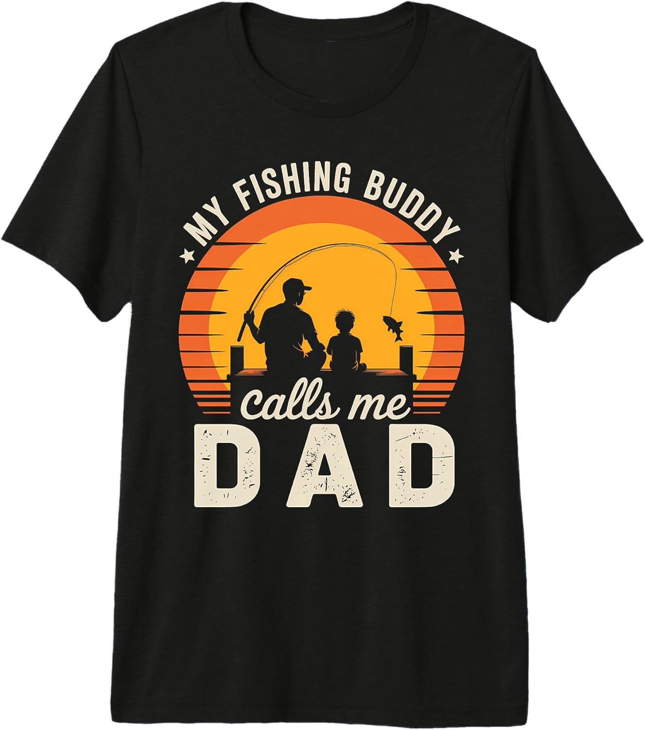 Fishing Buddies Dad And Son Fathers Day Matching