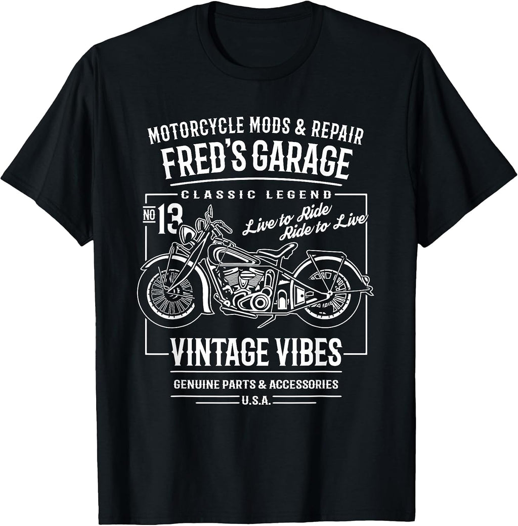 Fred's Hotrod Garage Designs for the Name Fred
