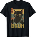 Cool Anime Cat Graphic Tee For Kids Tweens