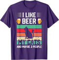 Vintage I Like Beer And My Cats And Maybe 3 People