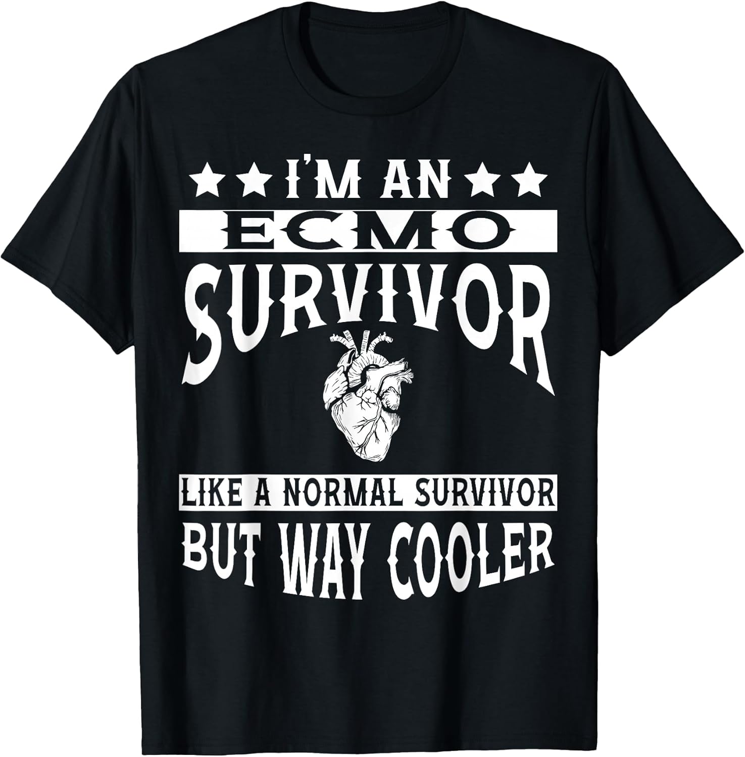 Cool Ecmo Survivor Humor Quote Merch