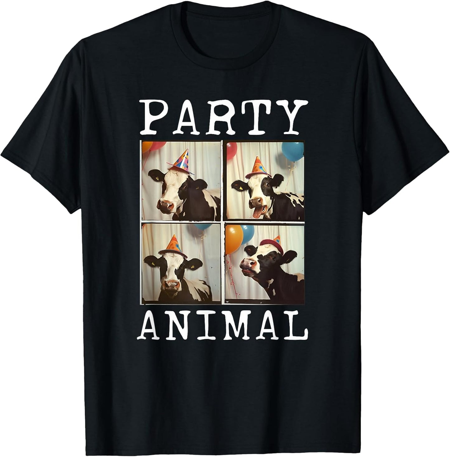Funny Animal Photobooth Love Cows Boys Girls Kids