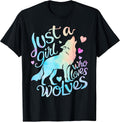 Cute Wolf Just a Girl who Loves Wolves