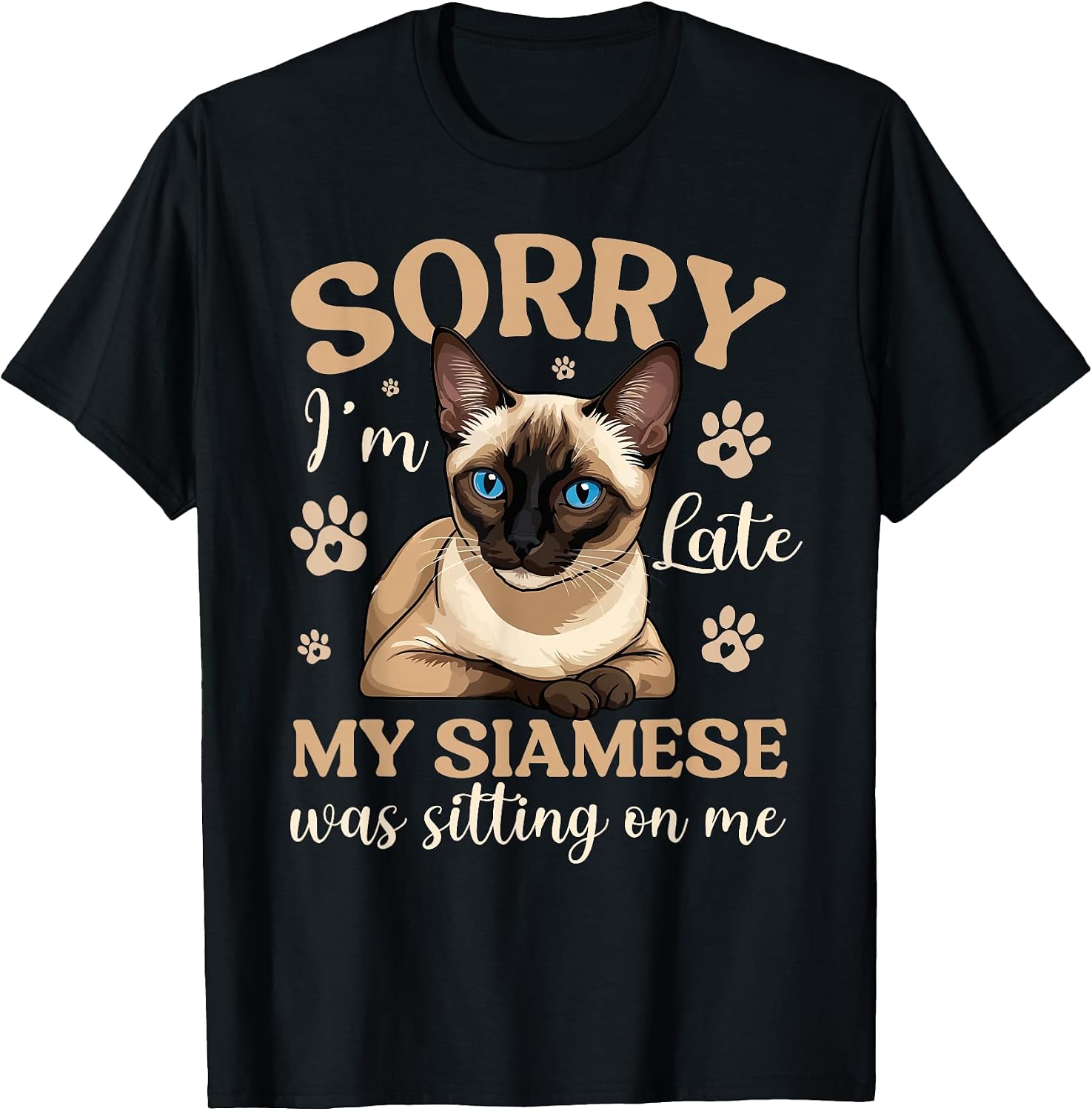 Siamese Owner Siamese Cat Lover Funny Siamese Cat T-Shirt