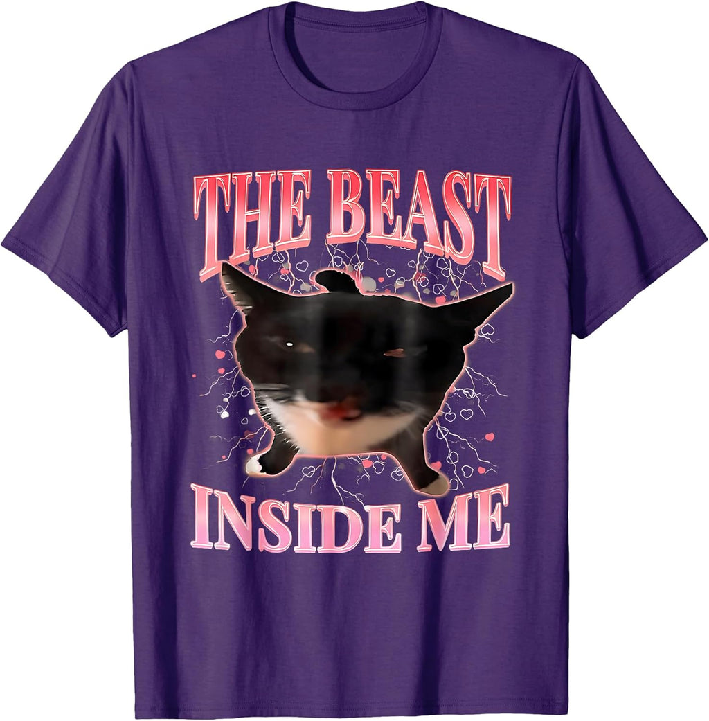 Funny Weird Cat Meme Tee