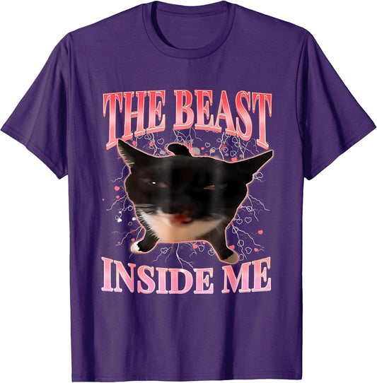 Funny Weird Cat Meme Tee