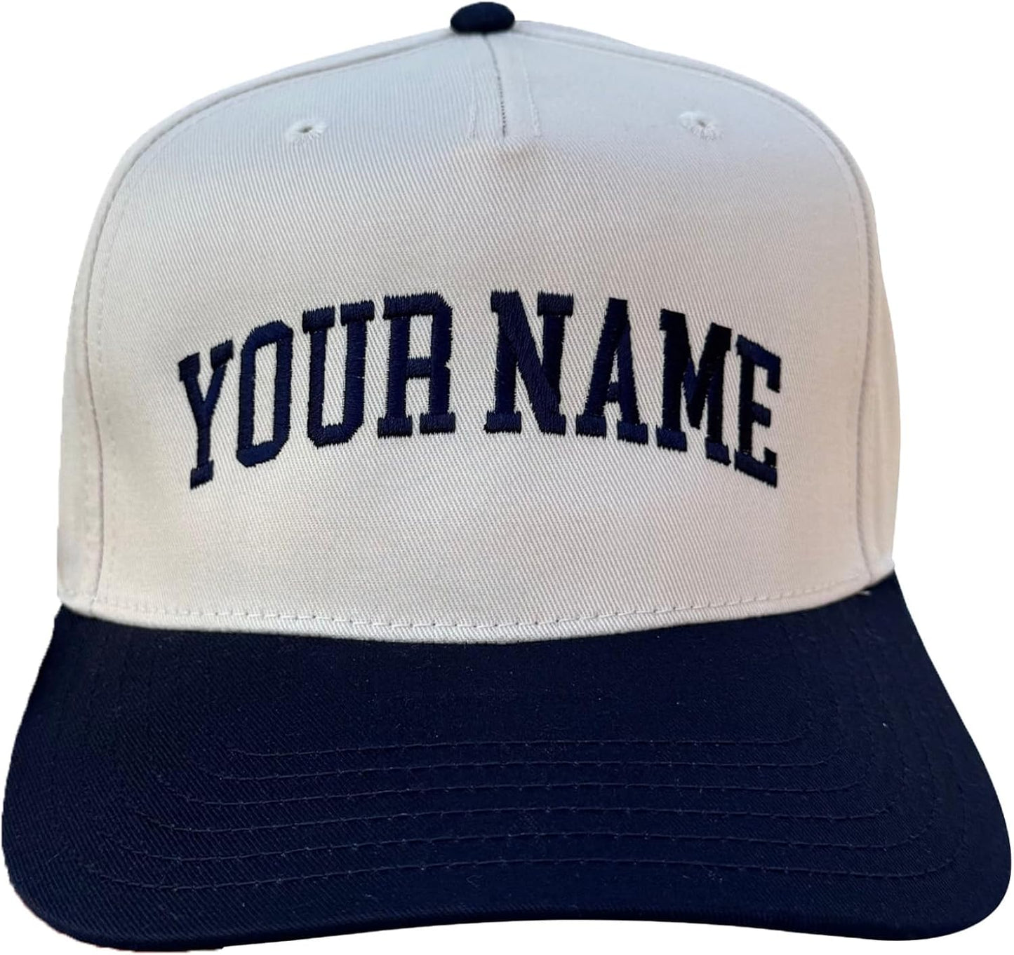 Custom Hat Add Your Own Embroidered Text Personalized Adjustable Size Baseball Cap