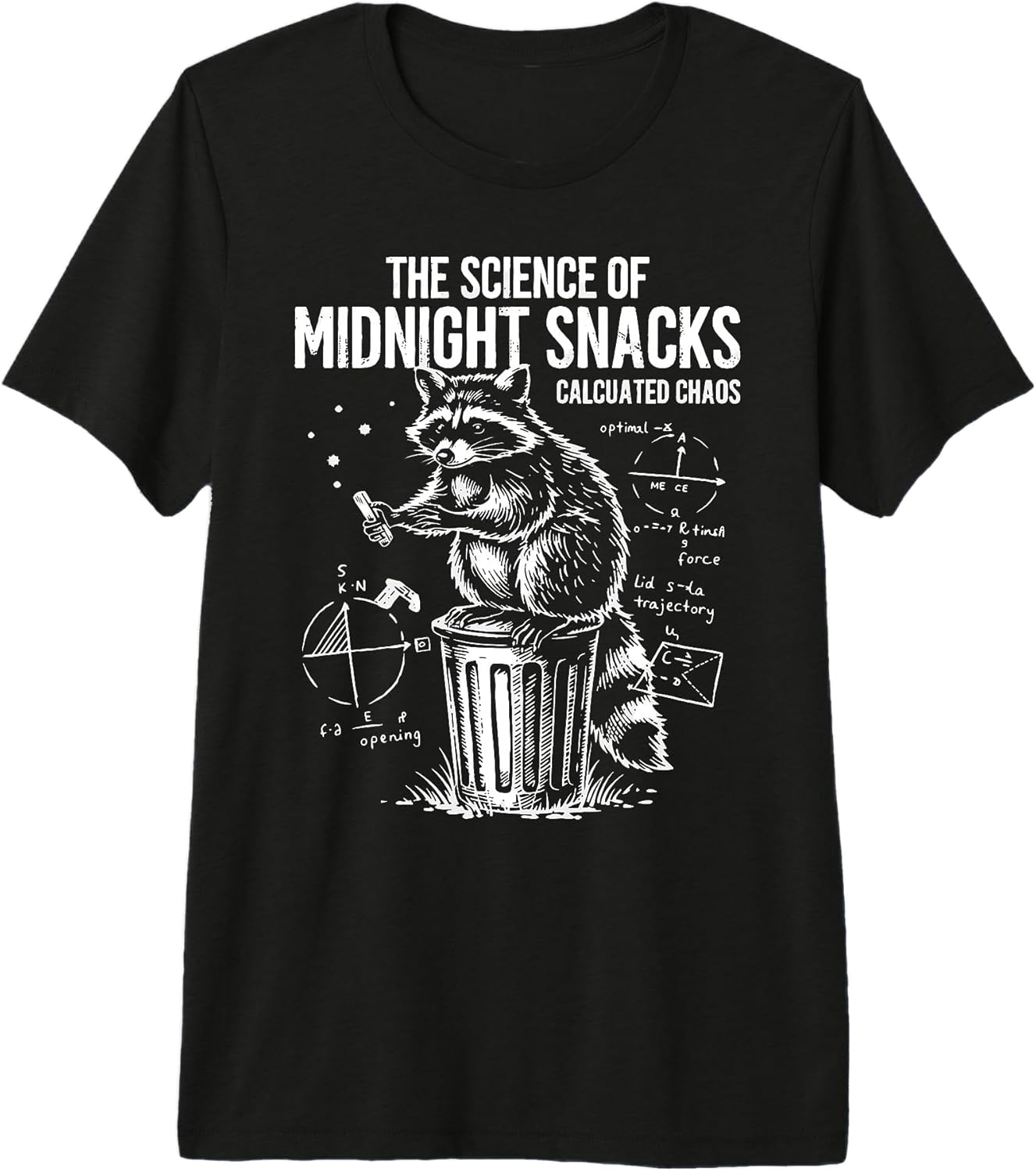 Trash Panda Nerd Physics Humor Tee