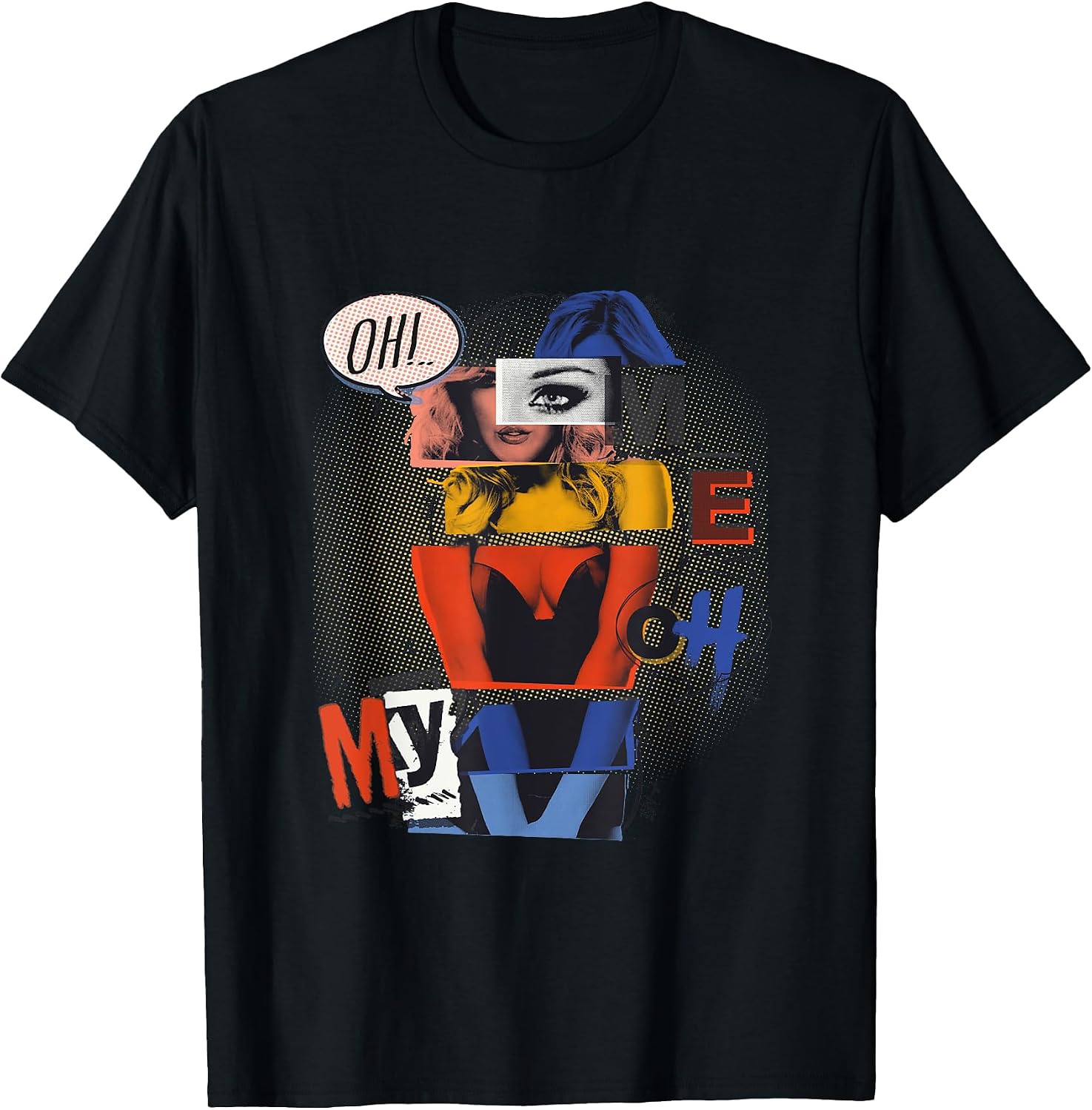Pop-Art Abstract Clothes Funny Painting Julib Tees