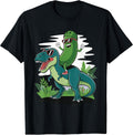 Cucumber Dino Pickle Riding T-Rex Funny