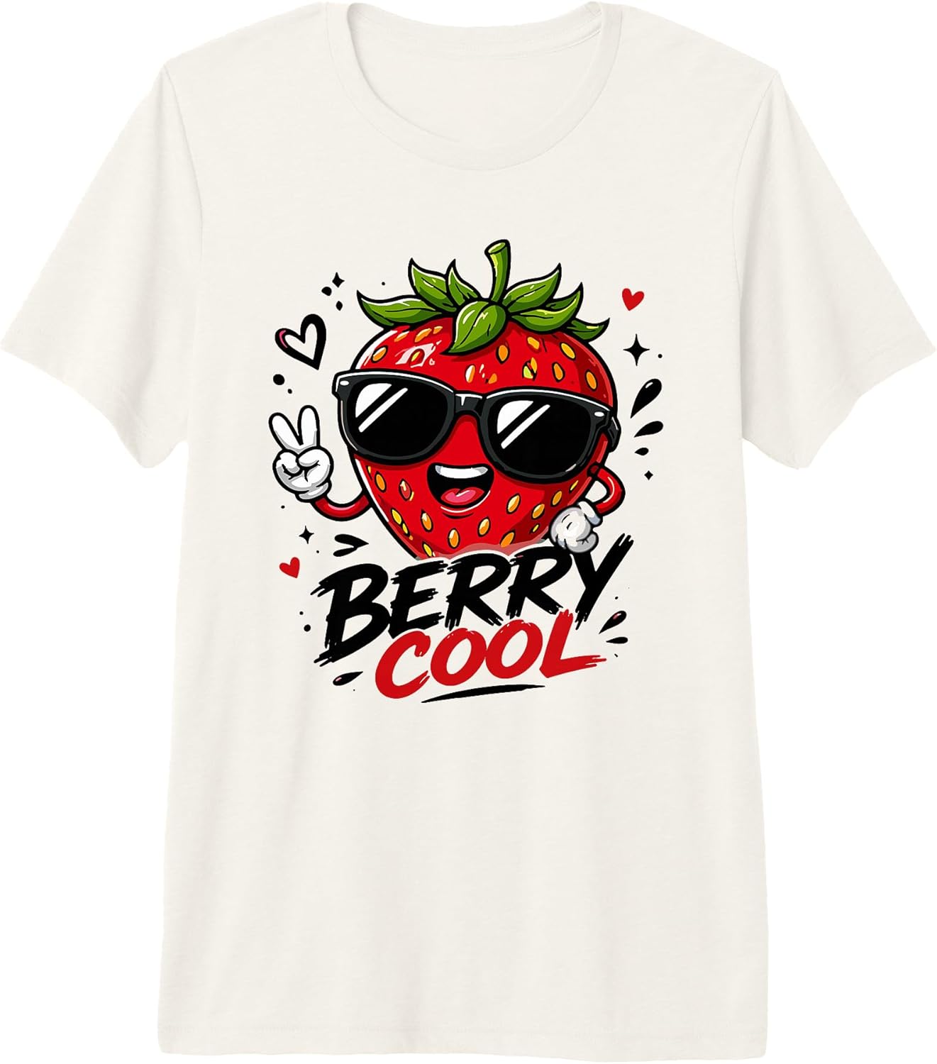 Strawberry Cartoon Berry Cool Fun Summer