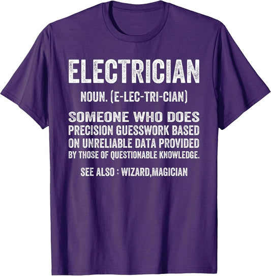 Electrician Funny Dictionary Definition