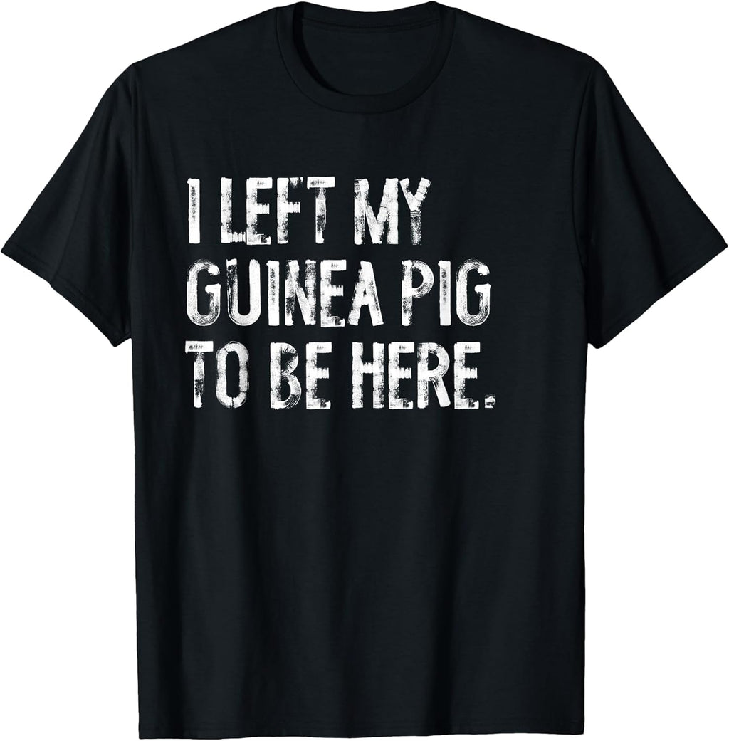 Funny Guinea Pig Typography Tees