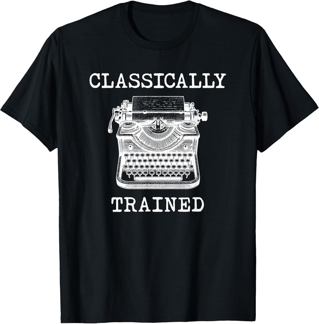 Classically Trained Typewriter Merch.