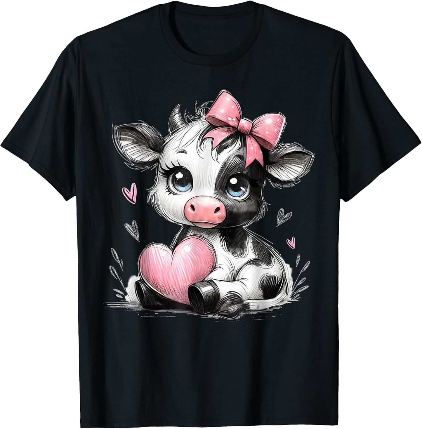 Cow Farmer Coquette Bow Tees
