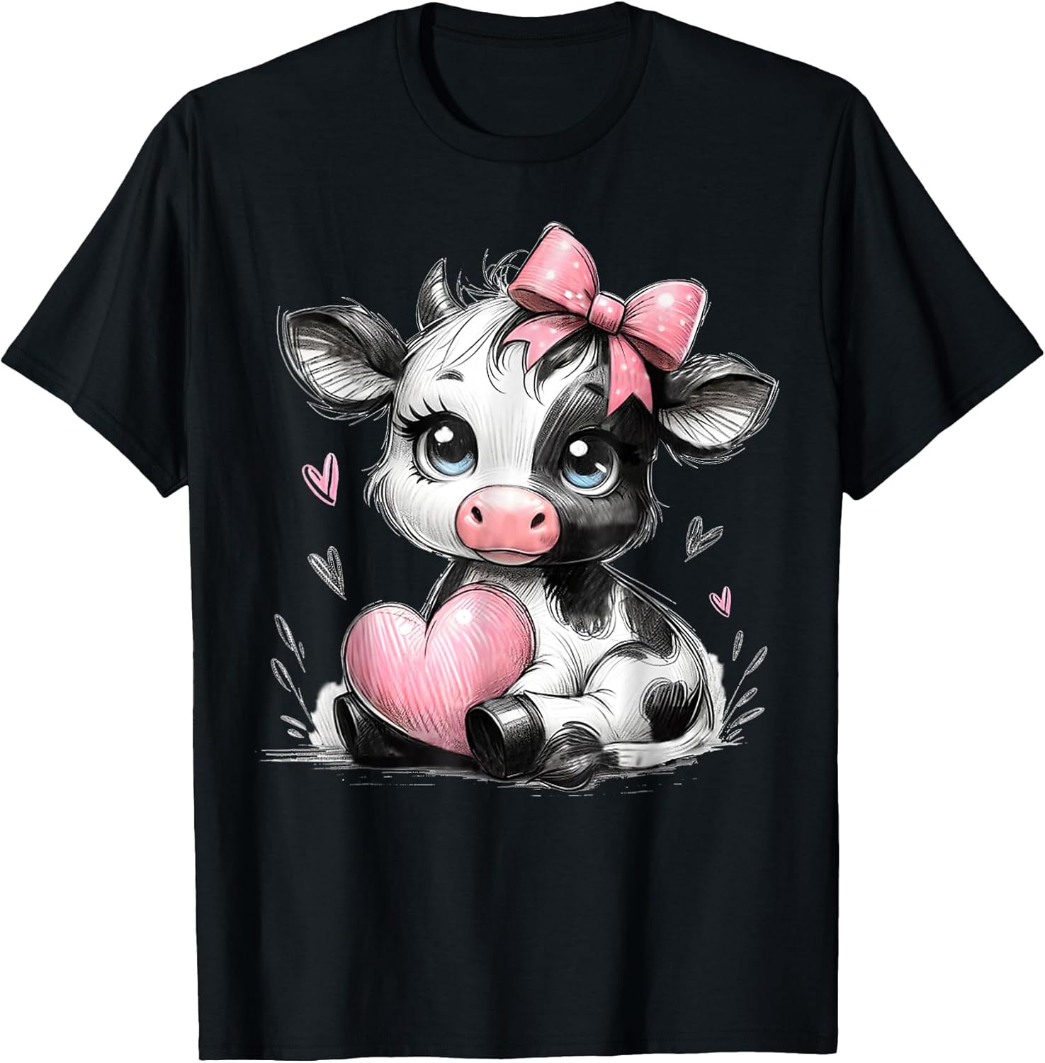 Cow Farmer Coquette Bow Tees
