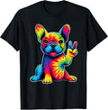 French Bulldog Tie Dye Frenchie Dog Lovers Peace