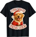 I Believe In Santa Paws Golden Retriever Dog Merch
