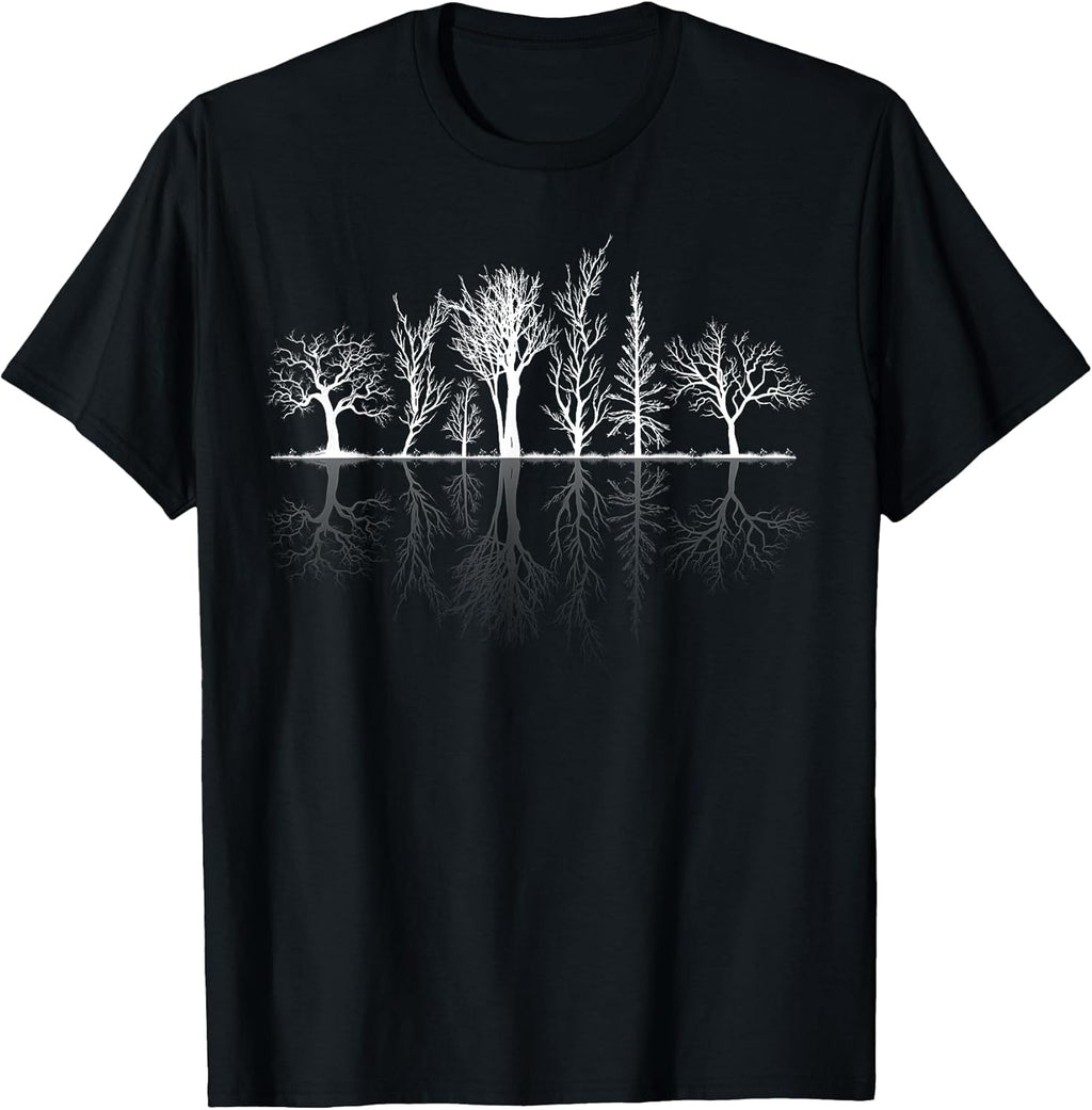 Retro Wildlife Trees Hiking Outdoors Nature Lover