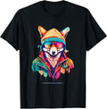 Vibrant Urban Fox Fashion Streetwise Artistic