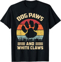 Dog paws and white claws