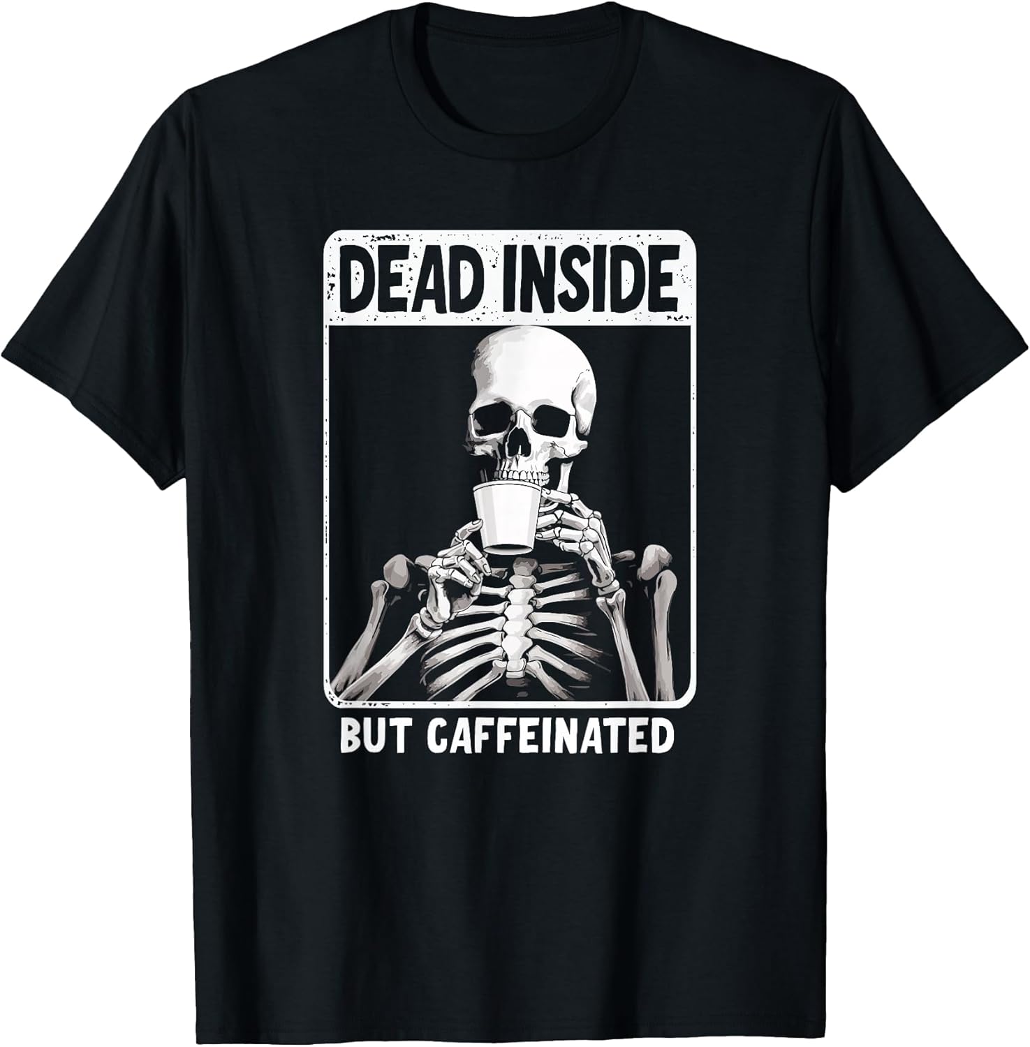HALLOWEEN SKELTON COFFEE LOVERS DESIGN